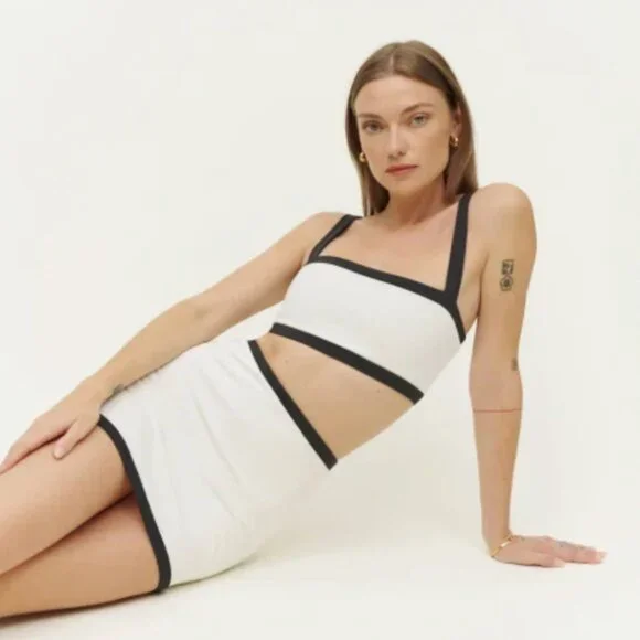 Reformation "Adelina" Ecomove Two Piece Set - Size XS - Picture 1 of 7